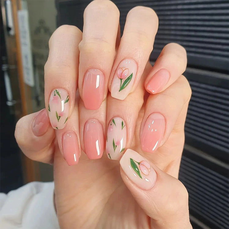Cute Floral Nail Stickers