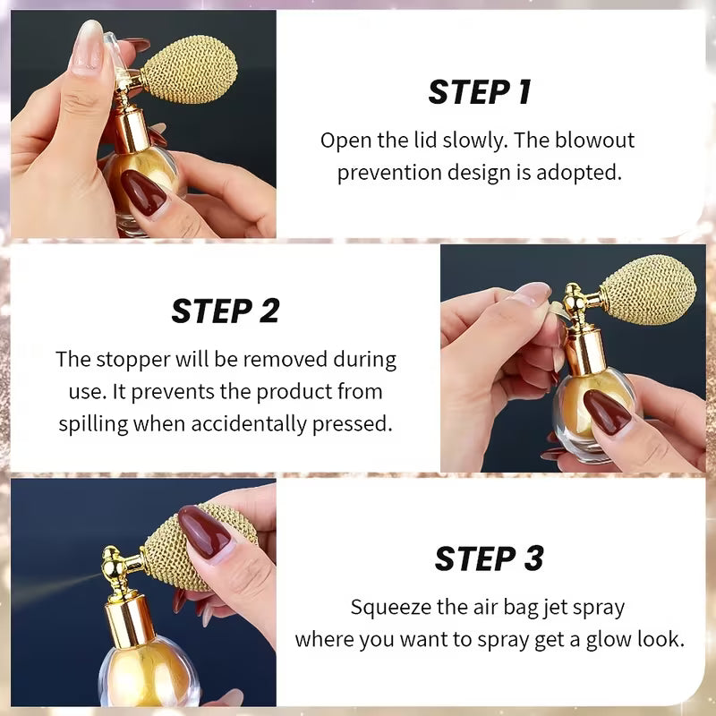 3D Glitter Face &amp; Body Powder Spray