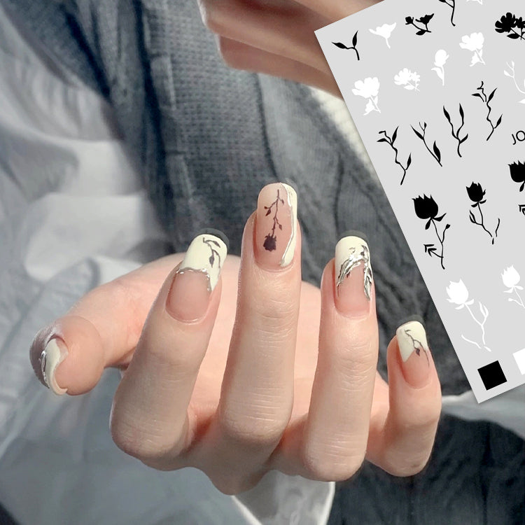 Cute Floral Nail Stickers