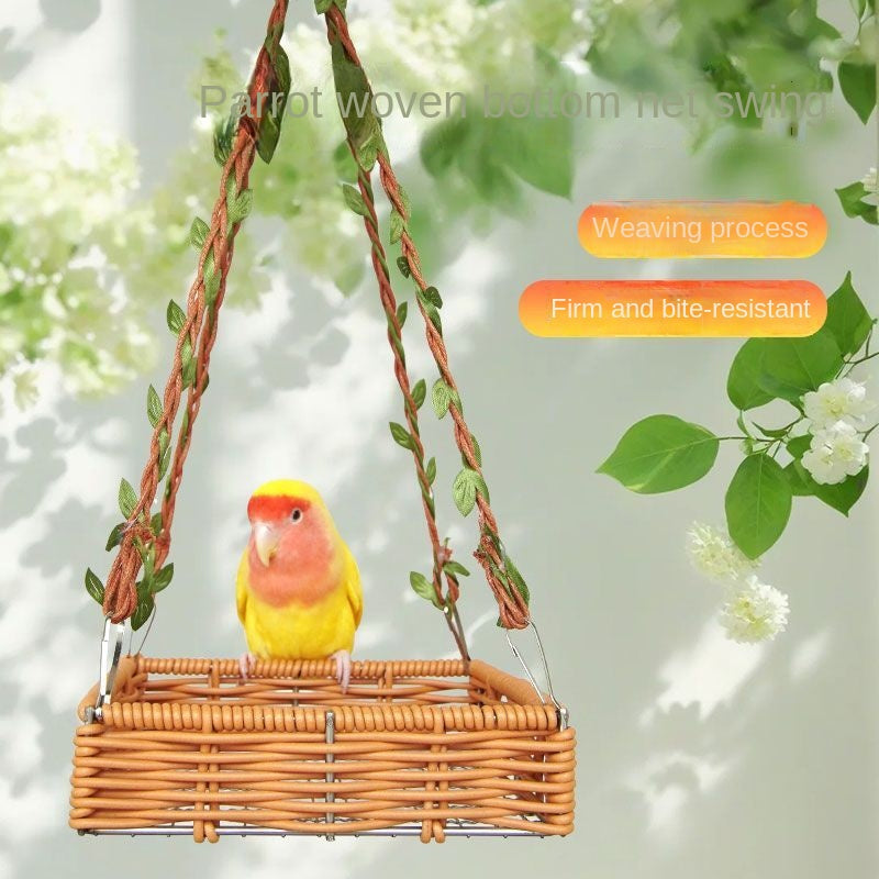 Swing Bird Nest for Parrots