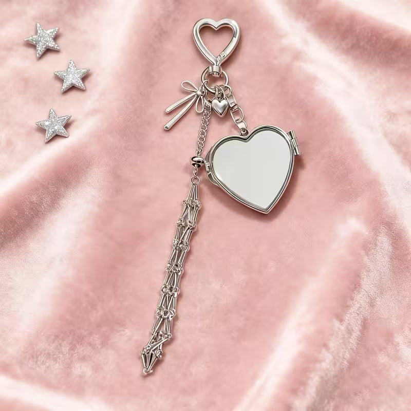Lipstick Holder Charm Keychain