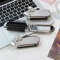 Folding Hair Brush with Mirror