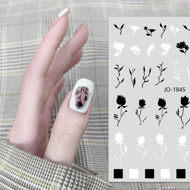 Cute Floral Nail Stickers