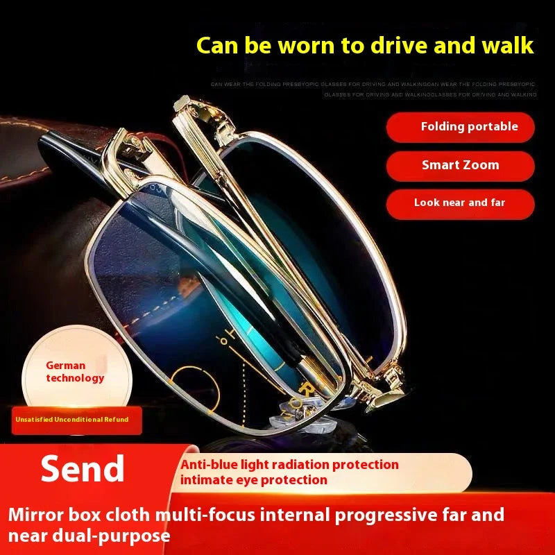 Anti-Blue Light Foldable Reading Glasses