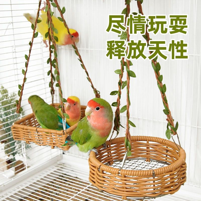 Swing Bird Nest for Parrots