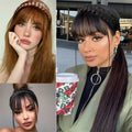 Elegant Women’s Braided Headband with Front Bangs