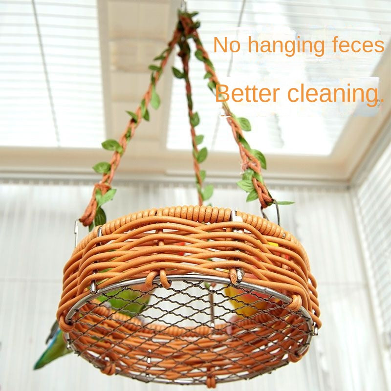Swing Bird Nest for Parrots