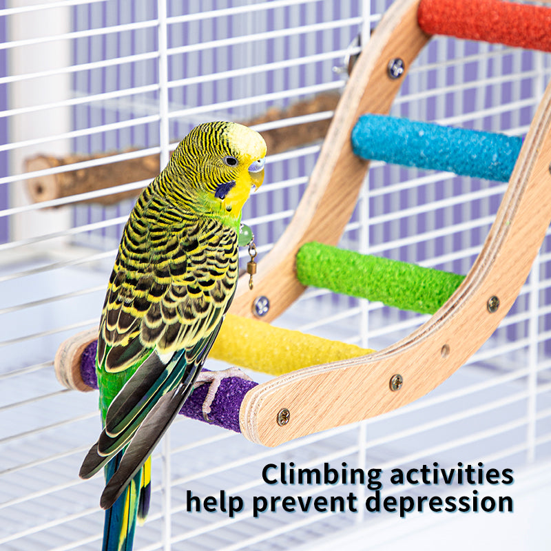 Natural Bird Play Climbing Ladder