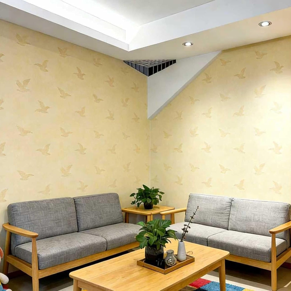 3D Illusion Cube Wall Sticker