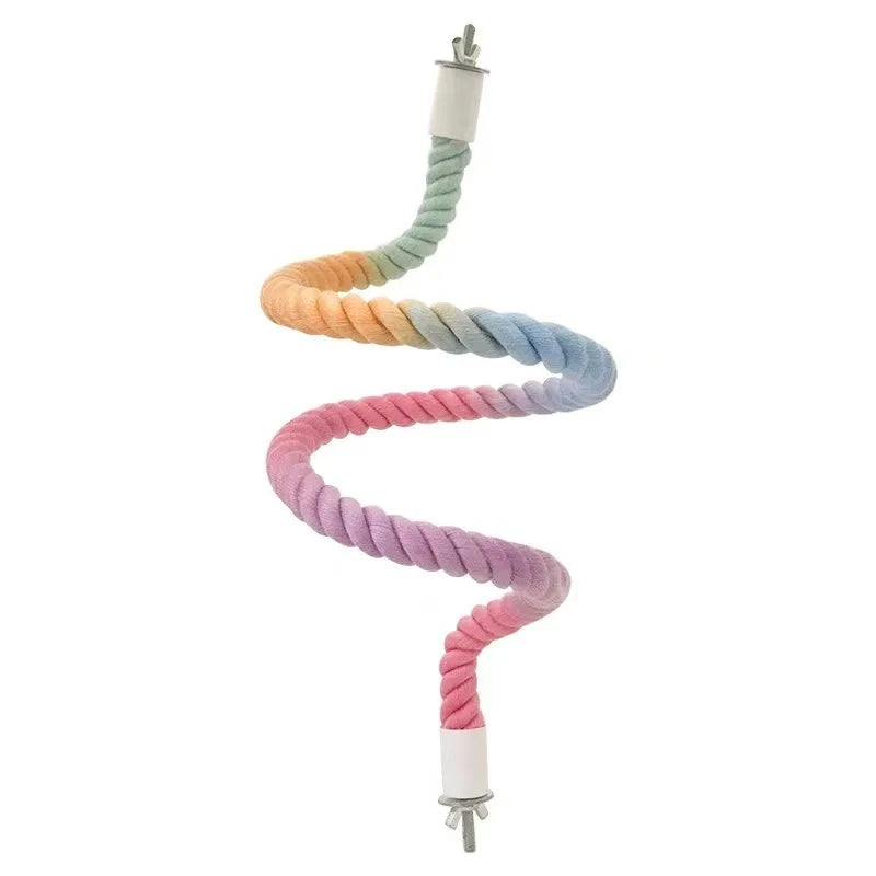 Rainbow Bird Climb & Swing Perch