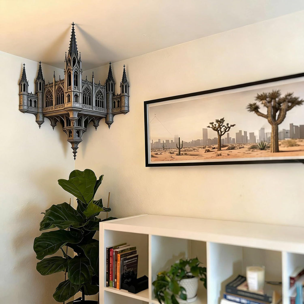 3D Illusion Cube Wall Sticker