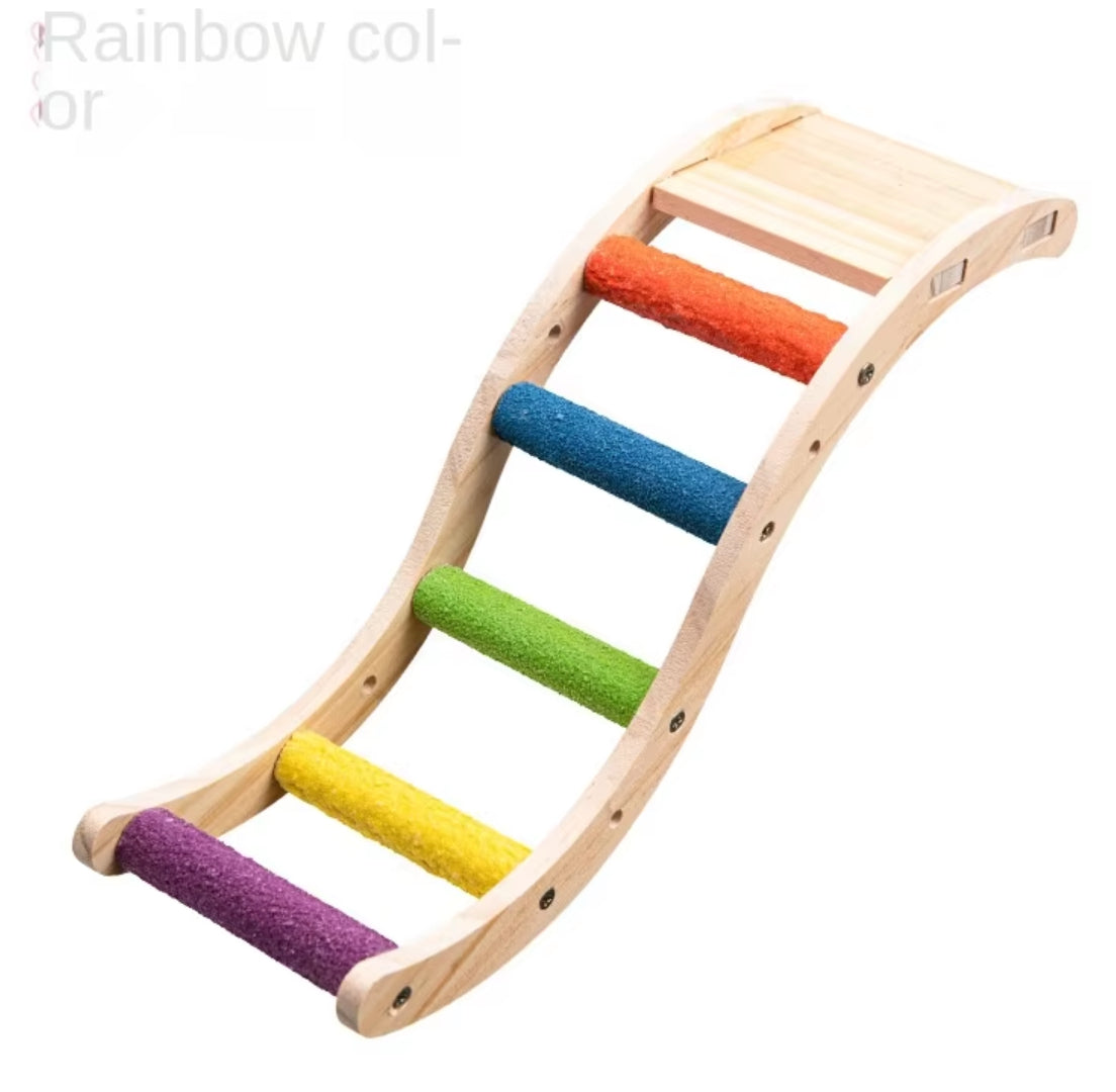 Natural Bird Play Climbing Ladder