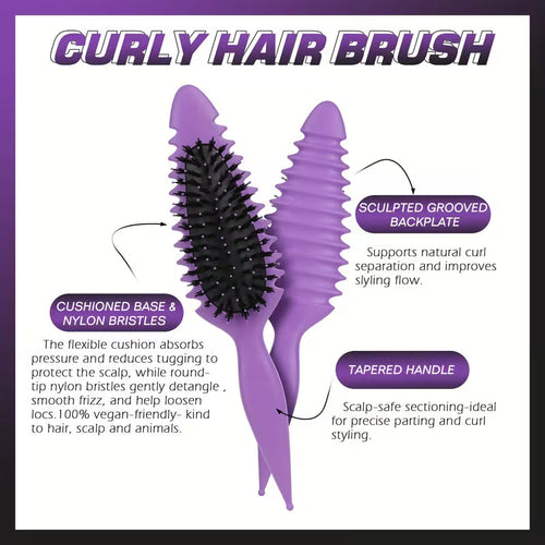 2-in-1 Detangling & Volumizing Hair Styling Brush