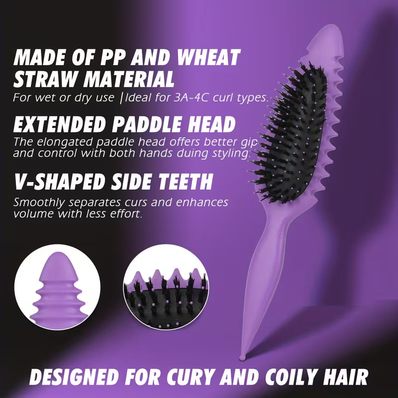 2-in-1 Detangling & Volumizing Hair Styling Brush
