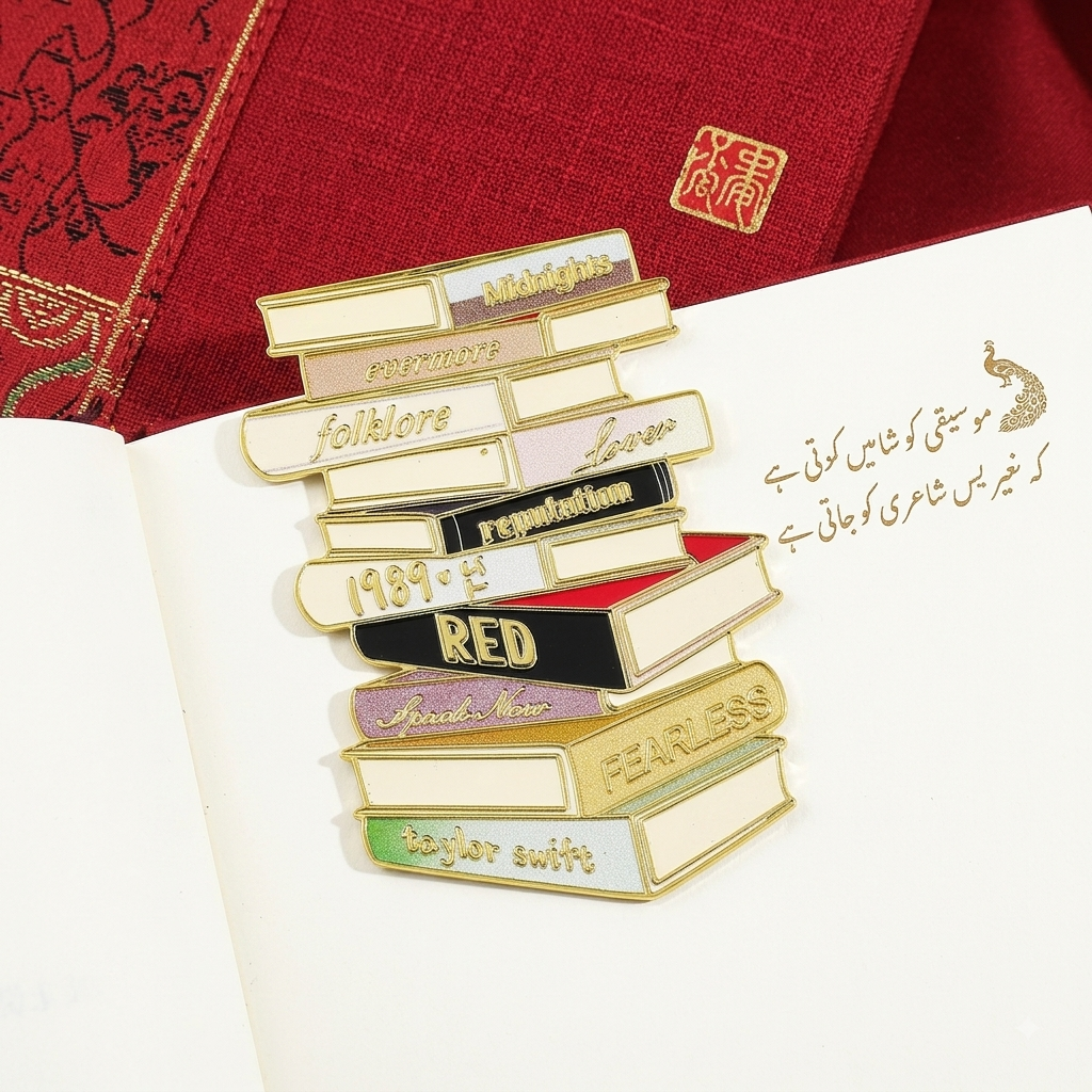 SwiftStyle Metal AlbuTitlem Bookmark