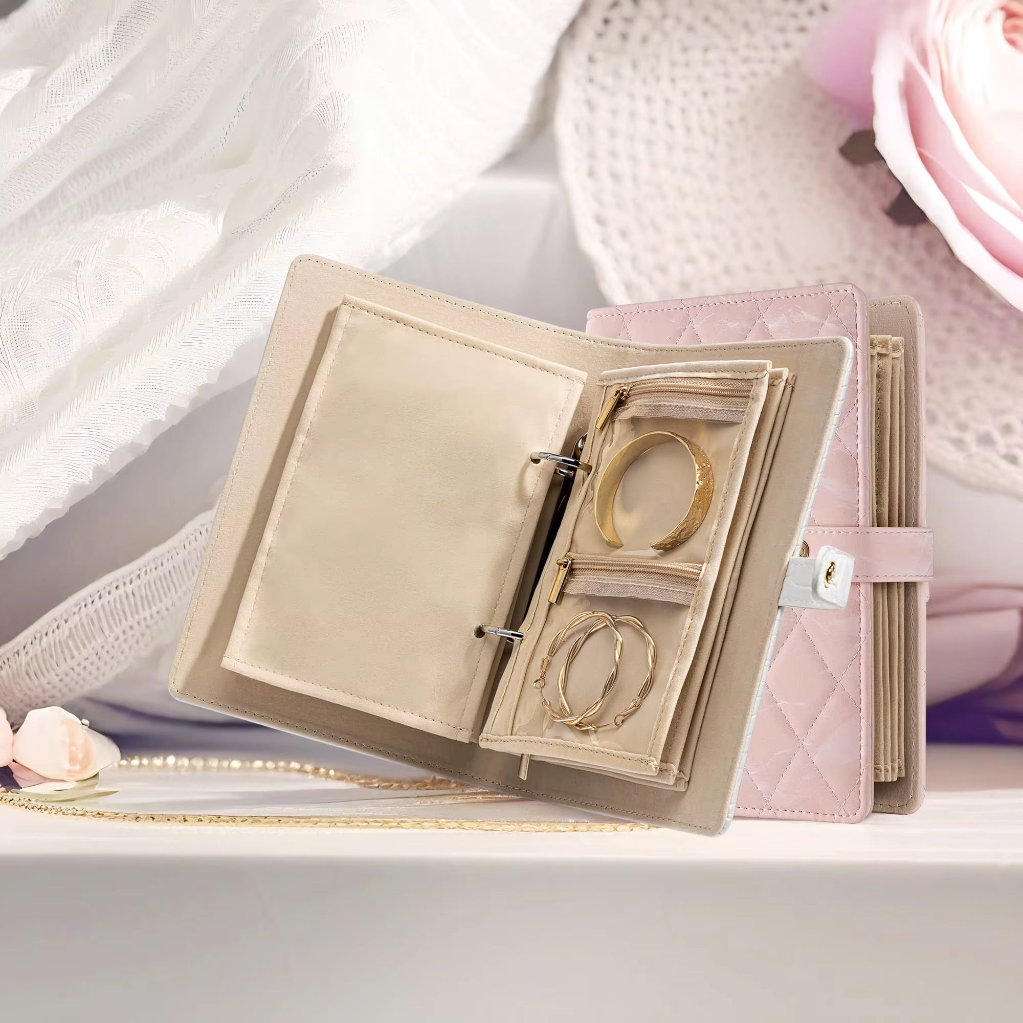 Luxury Jewelry Organizer Pouch