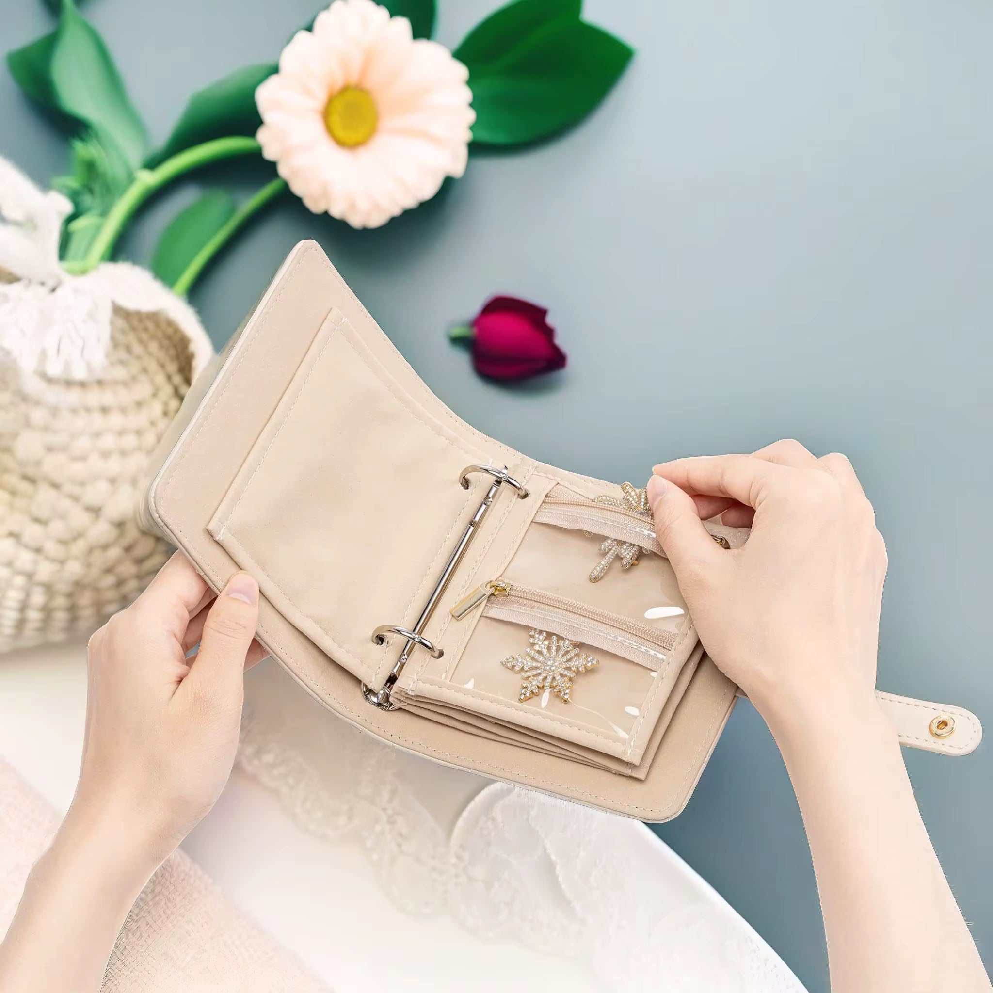 Luxury Jewelry Organizer Pouch