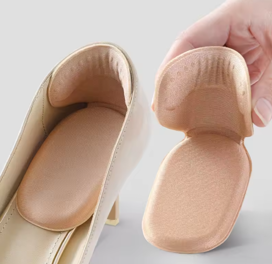 Reusable T-Shaped Sponge Heel Grips for Women Shoes