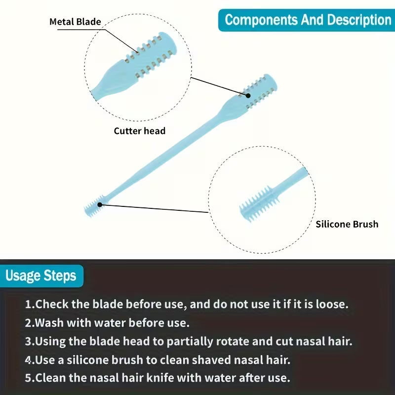 Nose Hair Trimmer Dual-Side Blades