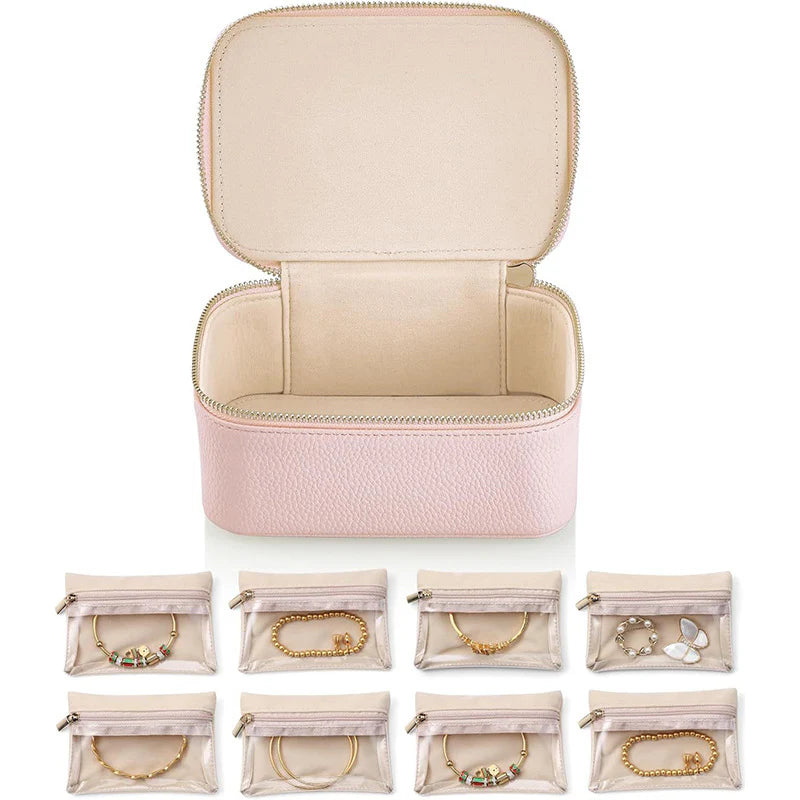 Zipper Travel Jewelry Box