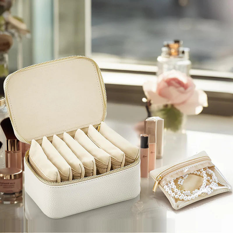 Zipper Travel Jewelry Box