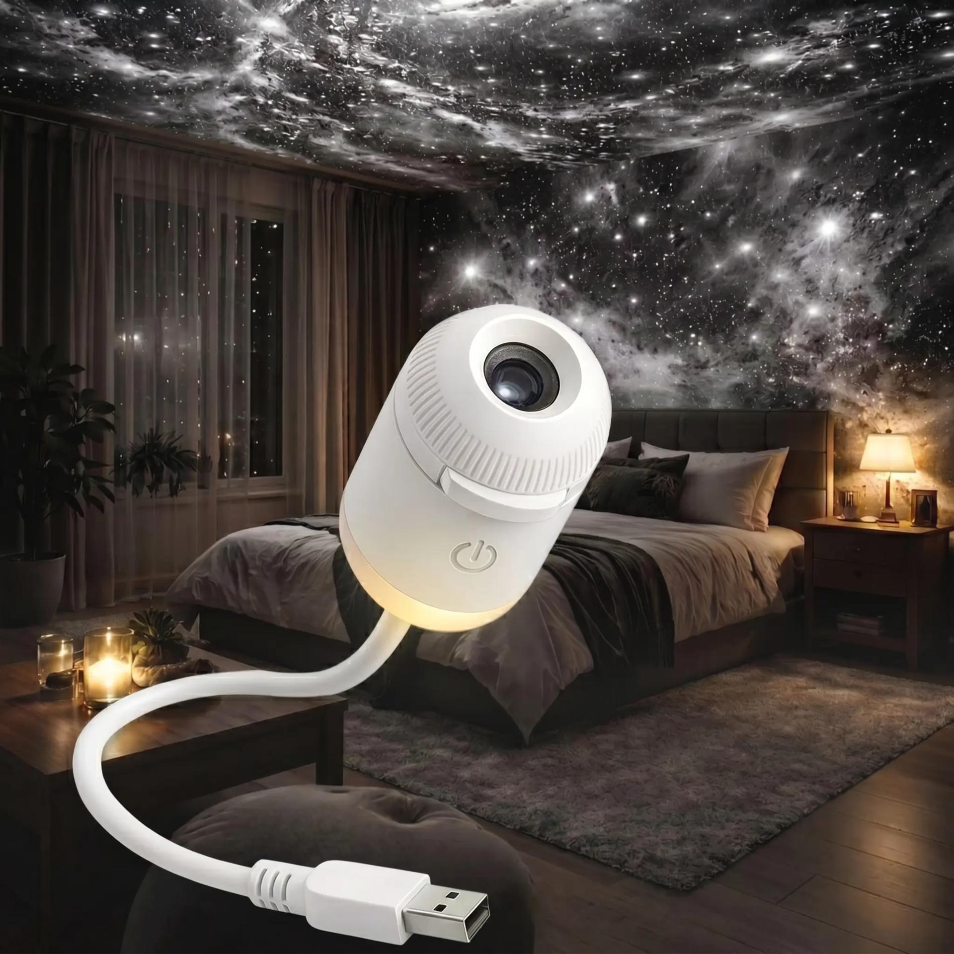 GalaxyGlow 6-in-1 Projection Night Light