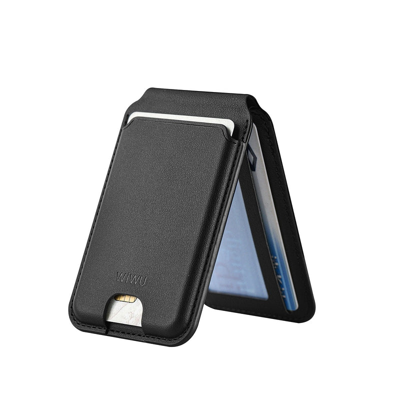 Magnetic Card Holder Wallet With Mobile Stand