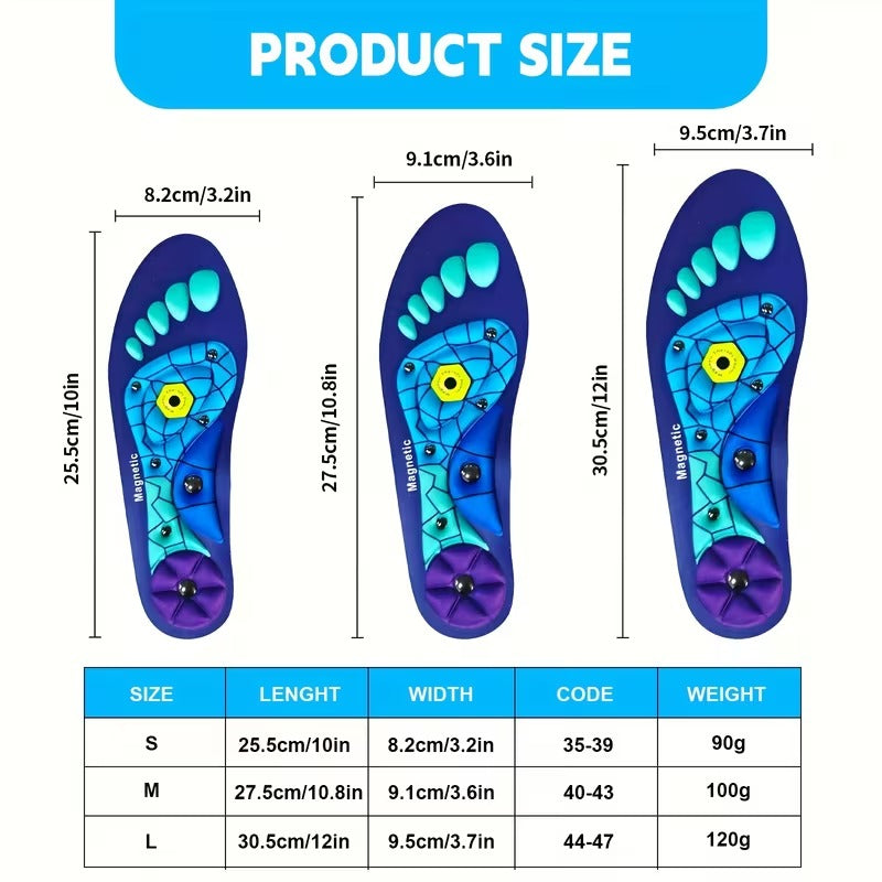 MagniStep Magnetic Comfort Insoles