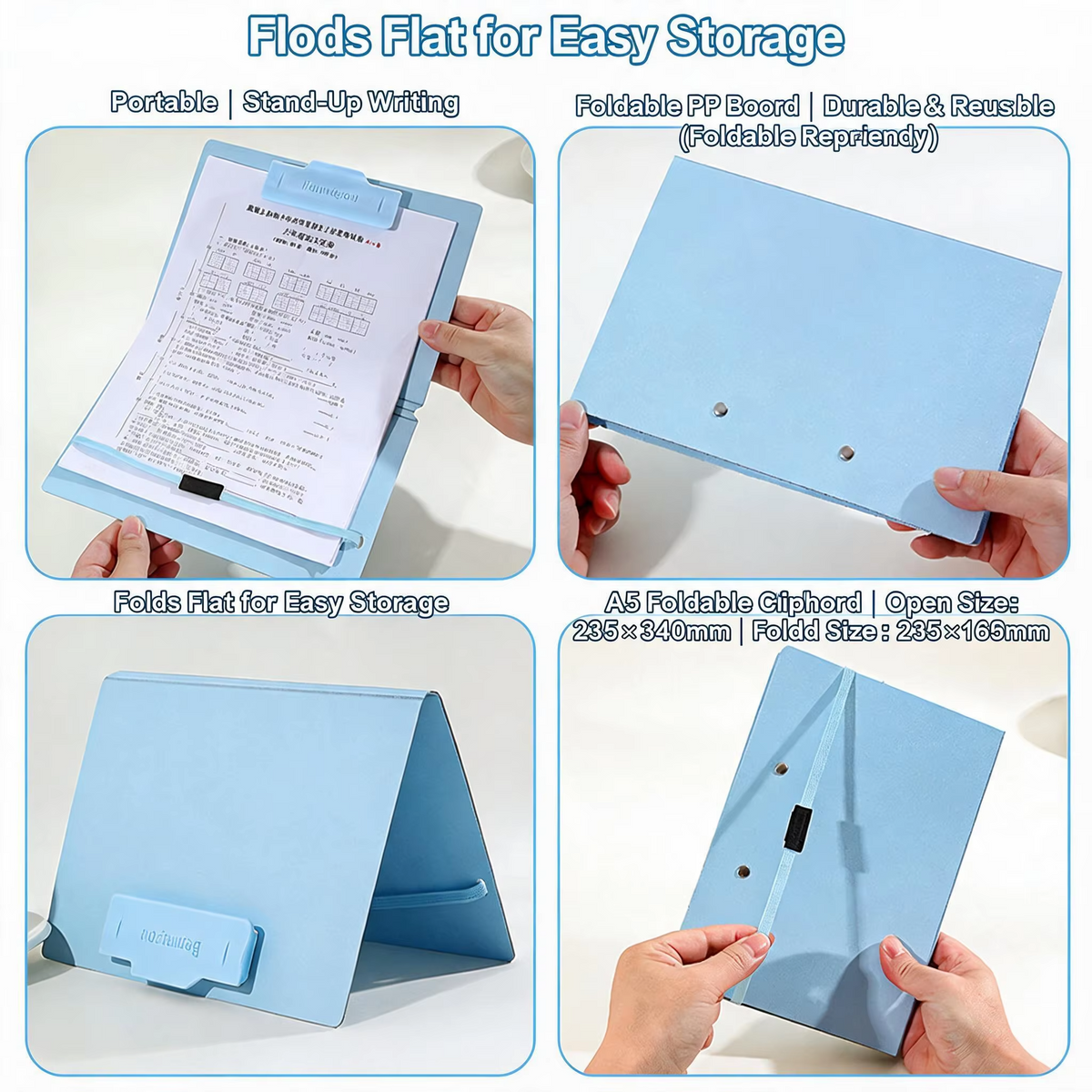 SmartFold A4 Document Clipboard
