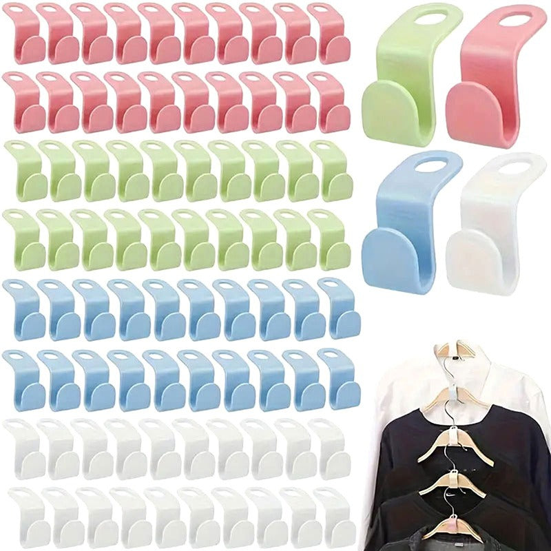 Plastic Clothes Hanger Connector Hooks
