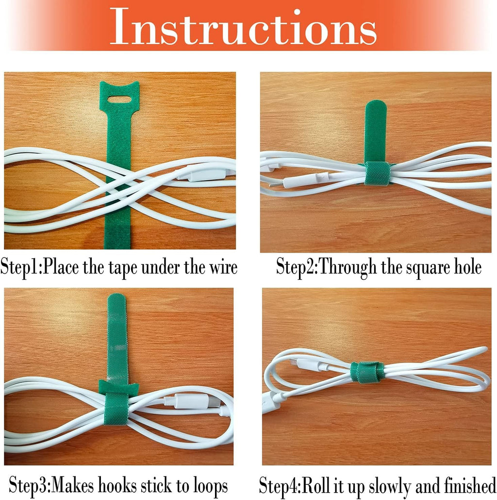Reusable QuickWrap Cable Ties