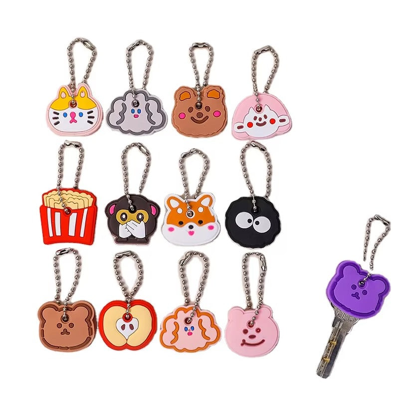 KeyCharm Cute Protective Cap Set