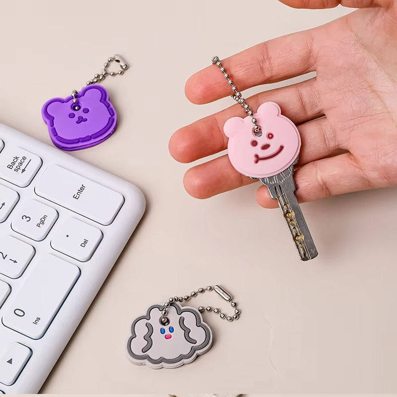 KeyCharm Cute Protective Cap Set