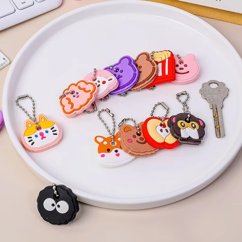 KeyCharm Cute Protective Cap Set