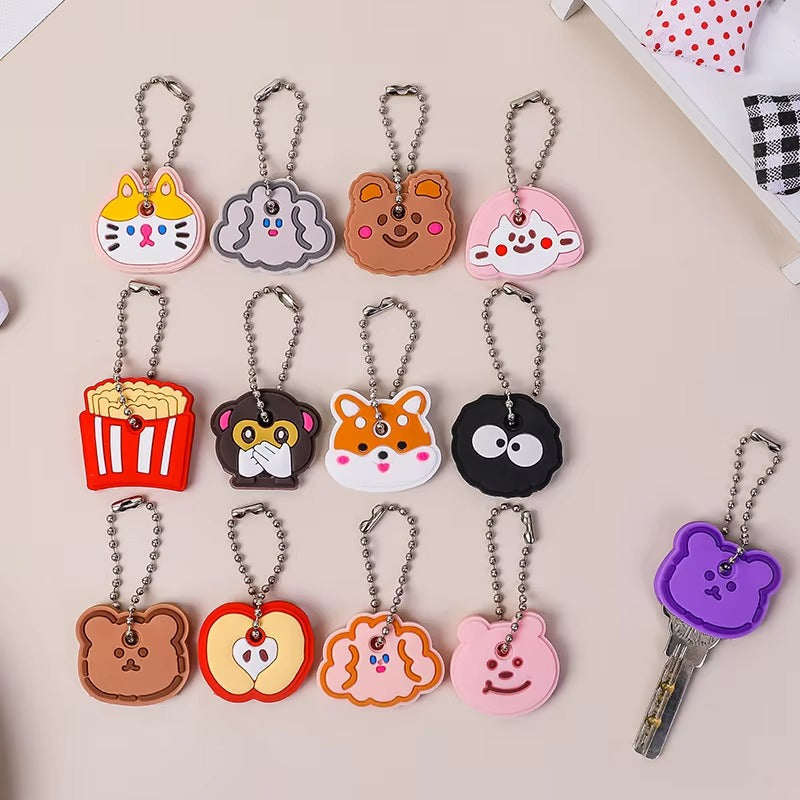 KeyCharm Cute Protective Cap Set