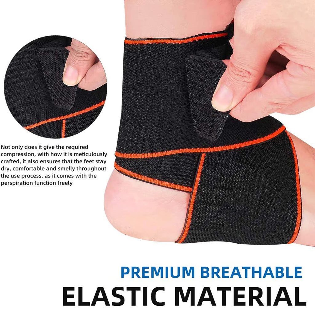 Tape Ankle Support Brace – Adjustable Ankle Stabilizer