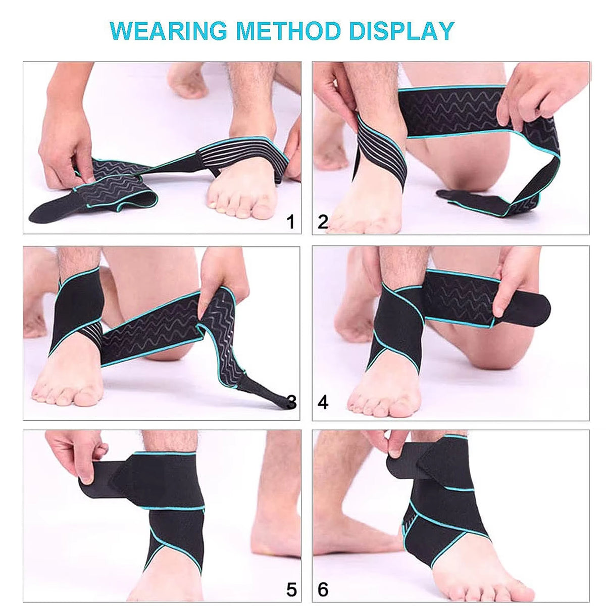 Tape Ankle Support Brace – Adjustable Ankle Stabilizer
