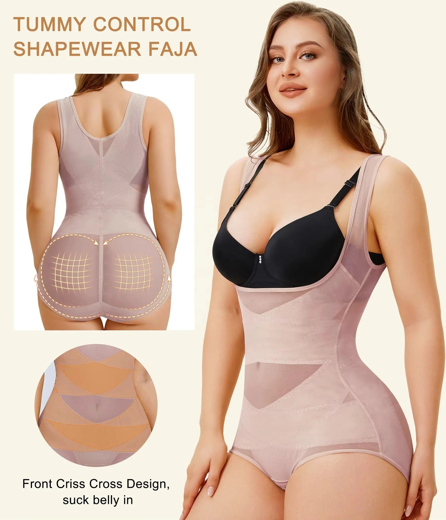 EasyFit Slimming Mesh Body Shaper
