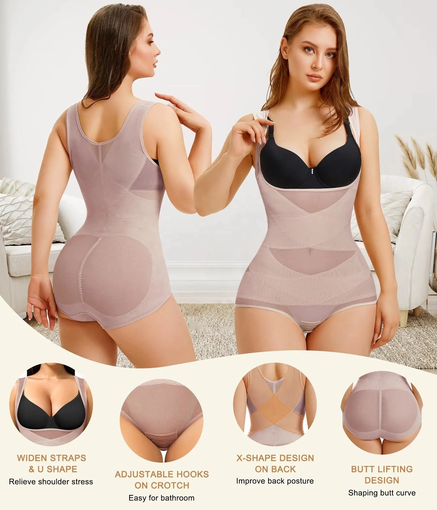 EasyFit Slimming Mesh Body Shaper