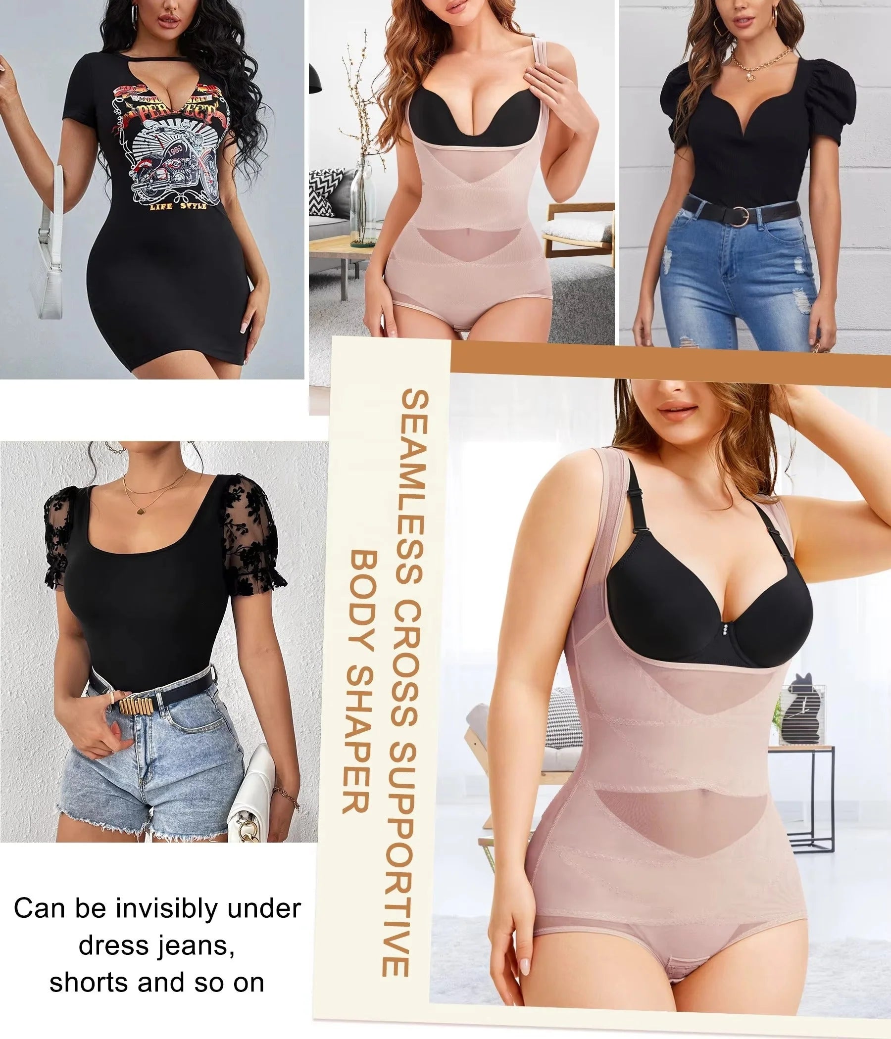 EasyFit Slimming Mesh Body Shaper